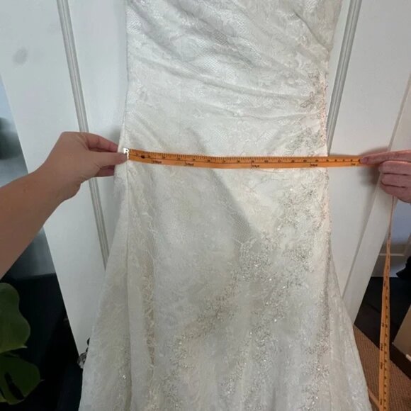 Maggie Sottero Lace Wedding Dress - Picture 12 of 16